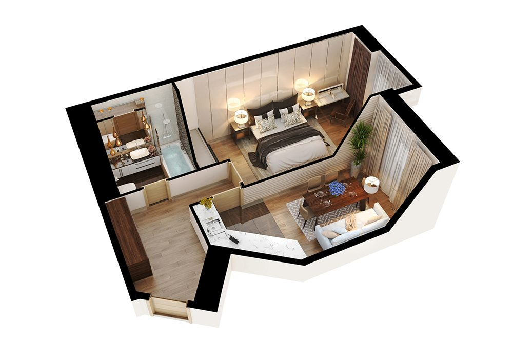 3D Floor Plan Example
